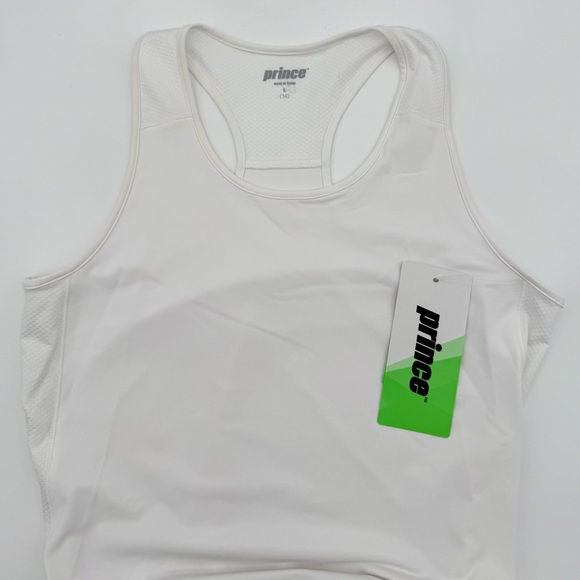 NWT New Girl's Prince Tennis Match Dress White Size L 14 Active Pickleball Skirt - Picture 4 of 6